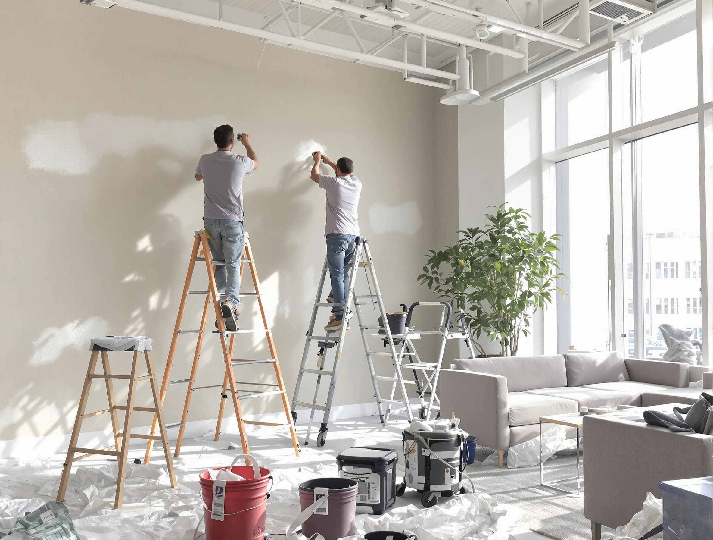 Painesville House Painters delivering commercial painting services in Painesville, OH