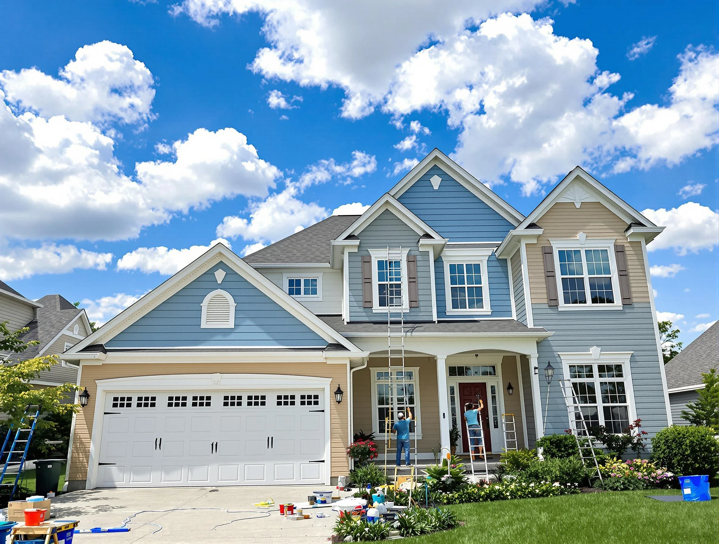 Professional house painting by Painesville House Painters experts in Painesville, OH